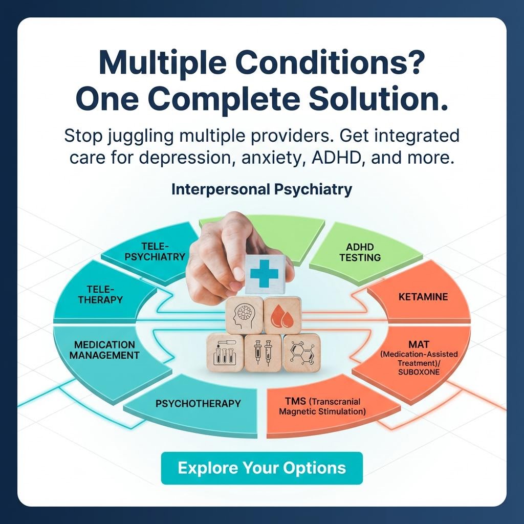 Telehealth psychiatry and therapy services