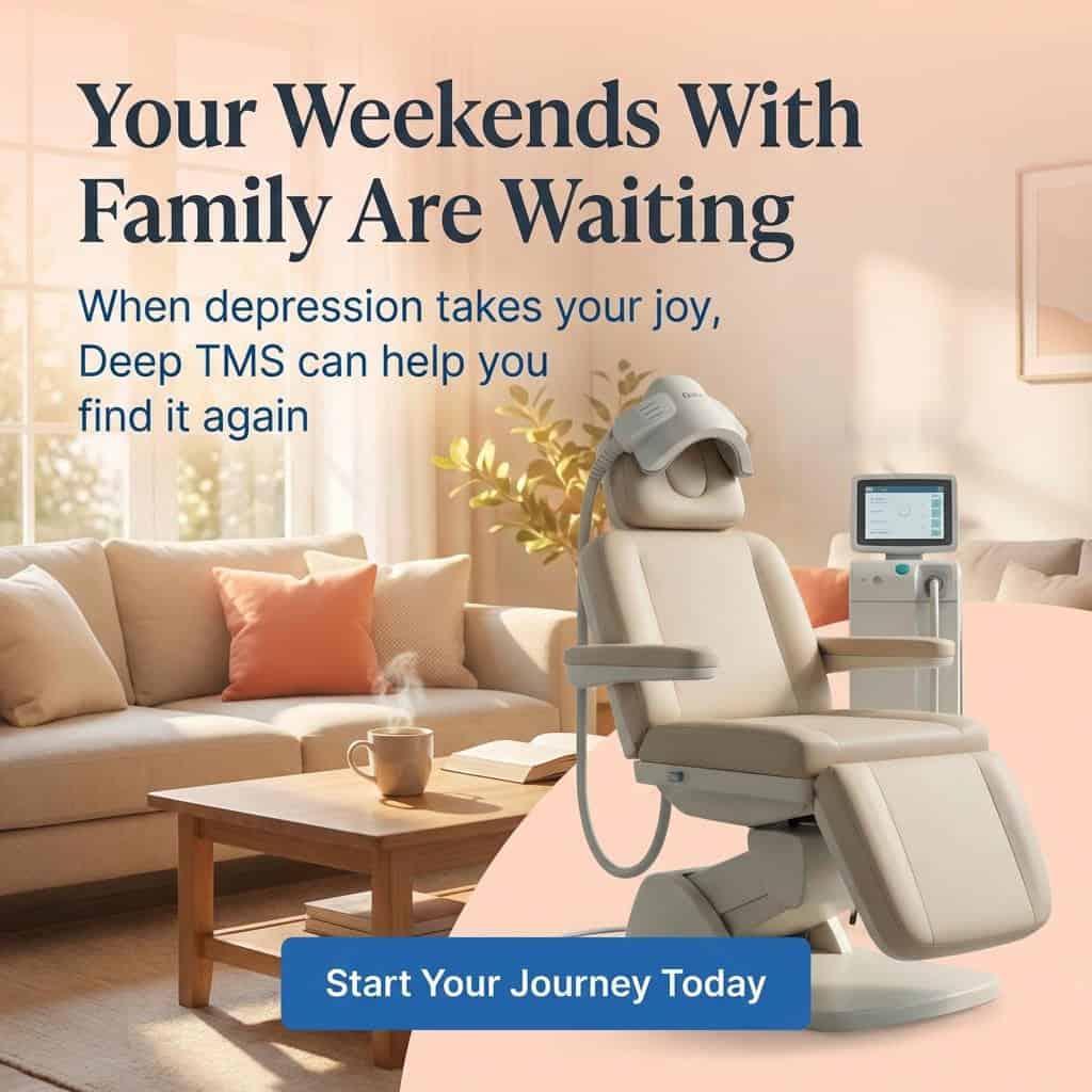 Advanced Deep TMS therapy for depression treatment in Kansas.