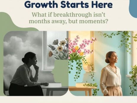 Woman practicing mindfulness for mental health and well-being.