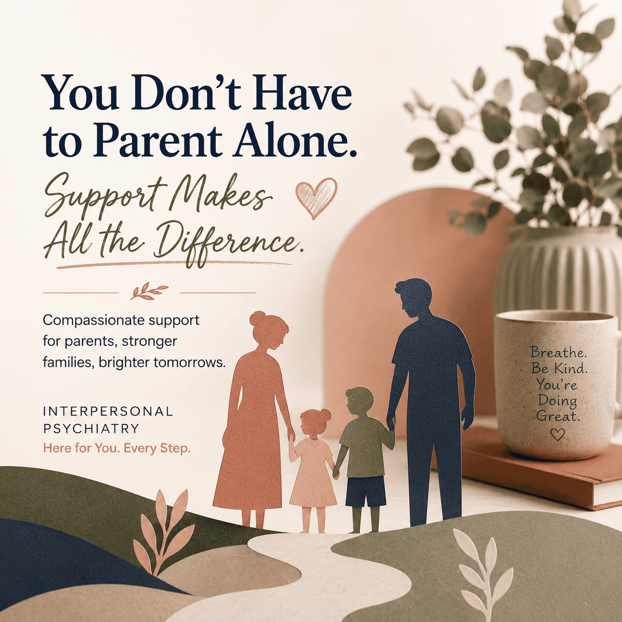 Support for parents and families from Interpersonal Psychiatry TMS & Ketamine Center.