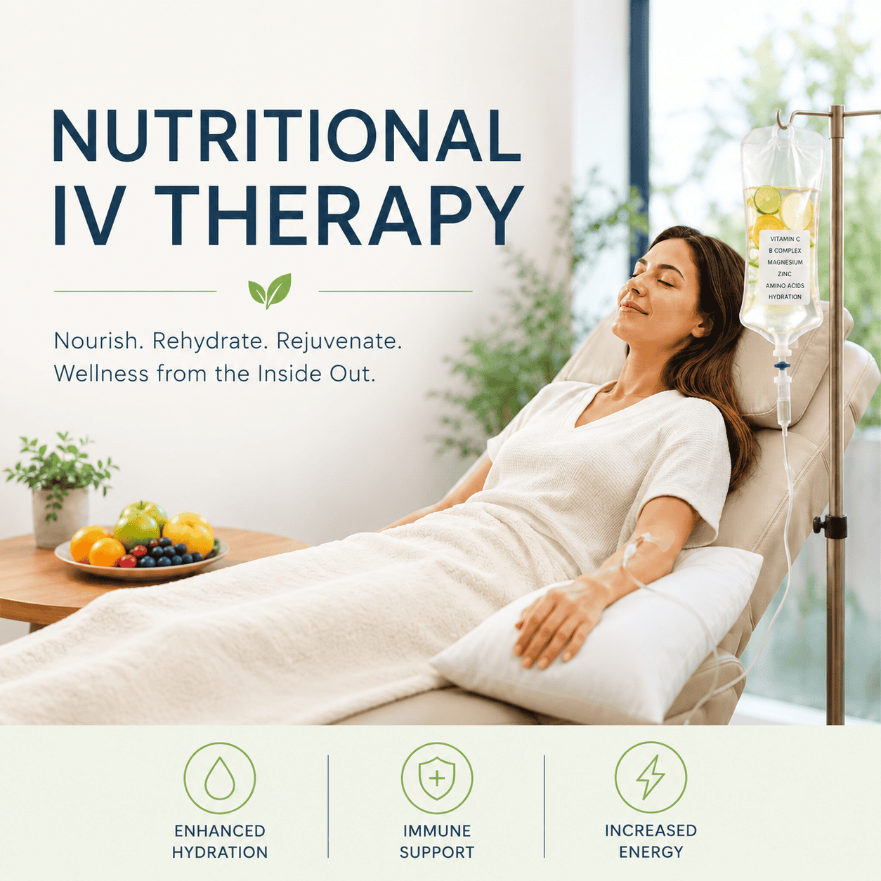 Nutritional IV therapy treatment